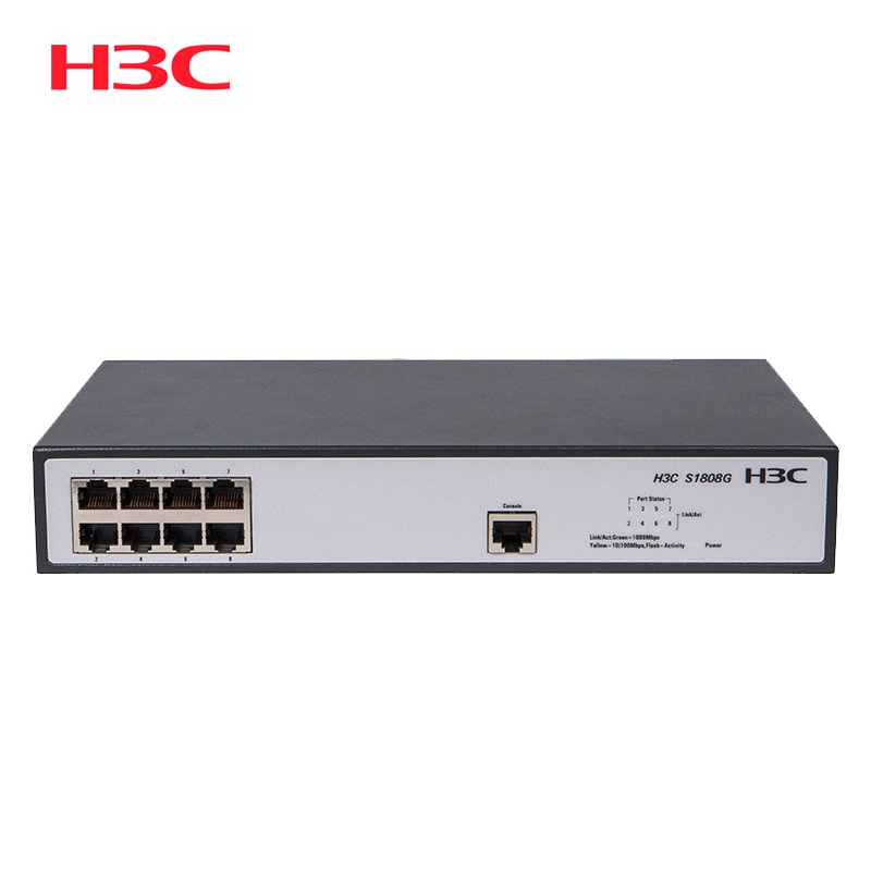 华三/H3C SMB-S1808G-CN 8口全千兆网管交换机网络监控企业级交换器